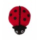 MICHI GIOCO CROCHET COCCINELLA Toy Ladybug